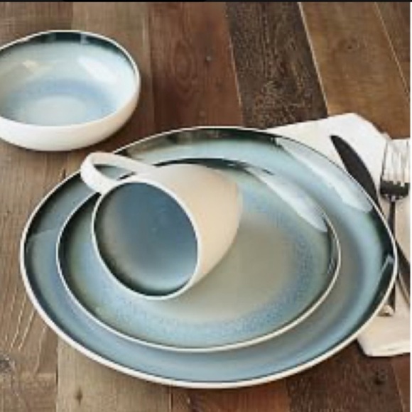 West Elm Organic Shaped Glazed Dinnerware Collection- set of 4 mugs - Picture 10 of 12